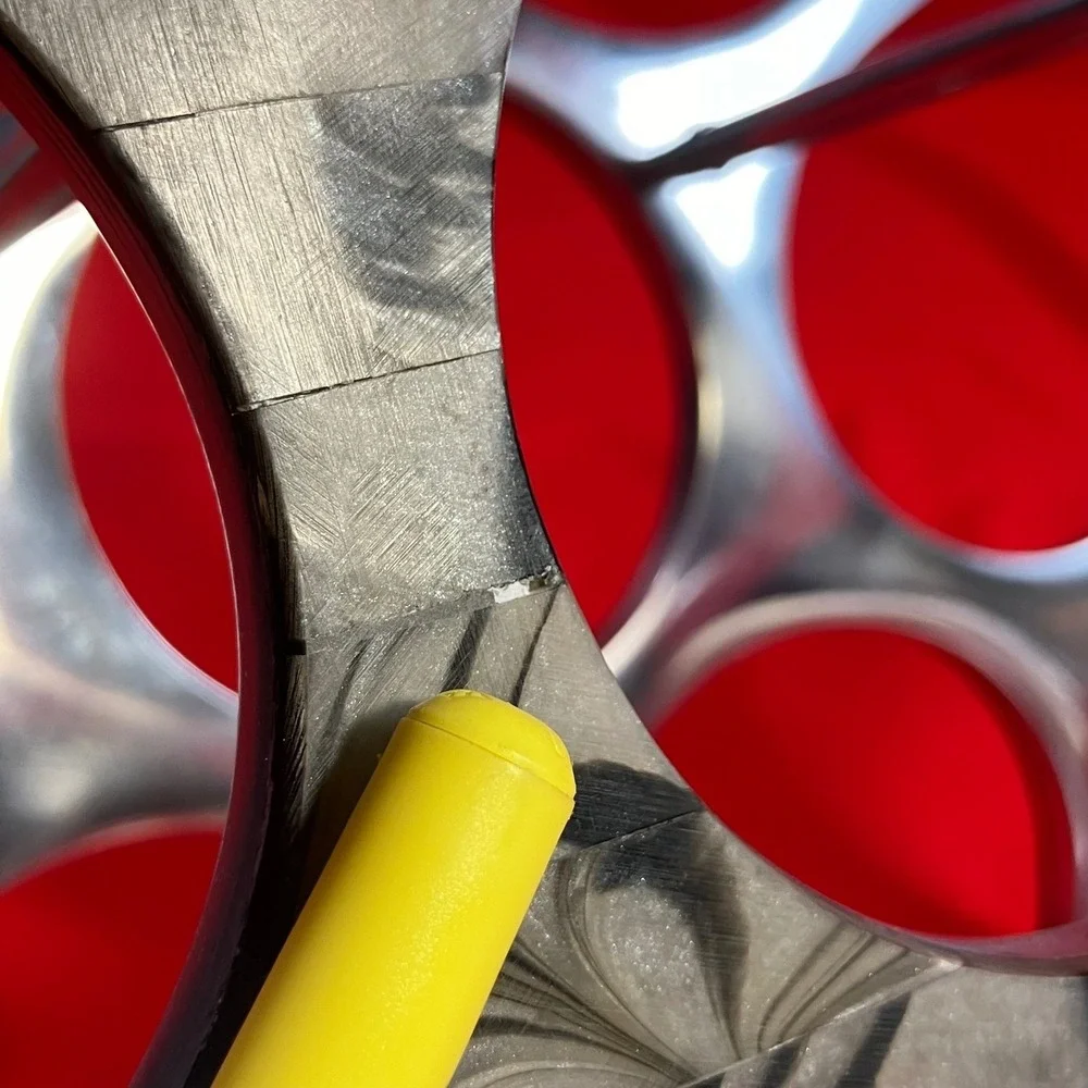 Aluminum‎ 9-bottle Wine Rack / Tiled Abstract Liquor / Michael Noll Style / 80s